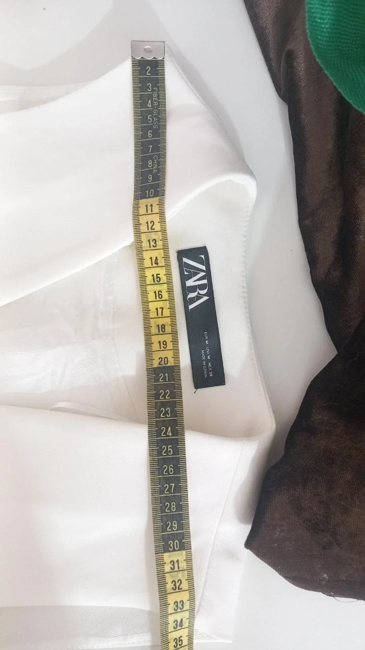Gilet branco sem mangas Zara – Tamanho M | Colete branco – photo 4